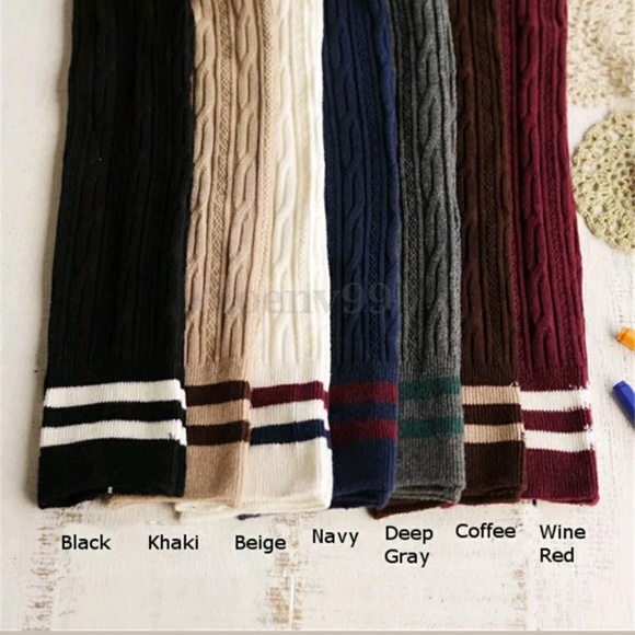 Thigh High Stripe Socks NWT - Picture 5 of 5